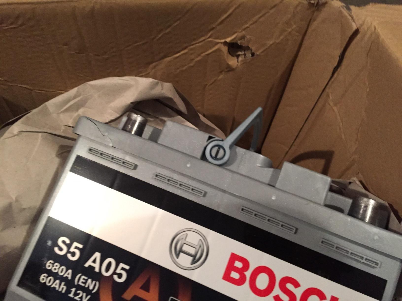 Bosch Batterie S5A05 batteria auto AGM 60 Ah Start/Stop