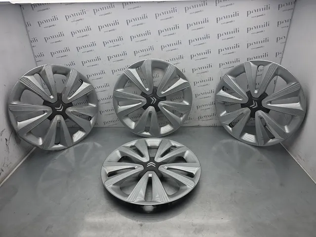 Pomili Altro auto Set 4 borchie coprimozzo Citroen per Raggio 16 usate