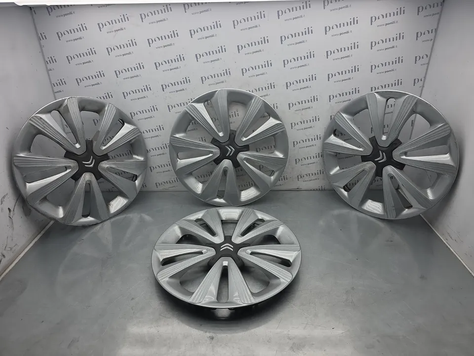 Pomili Altro auto Set 4 borchie coprimozzo Citroen per Raggio 16 usate
