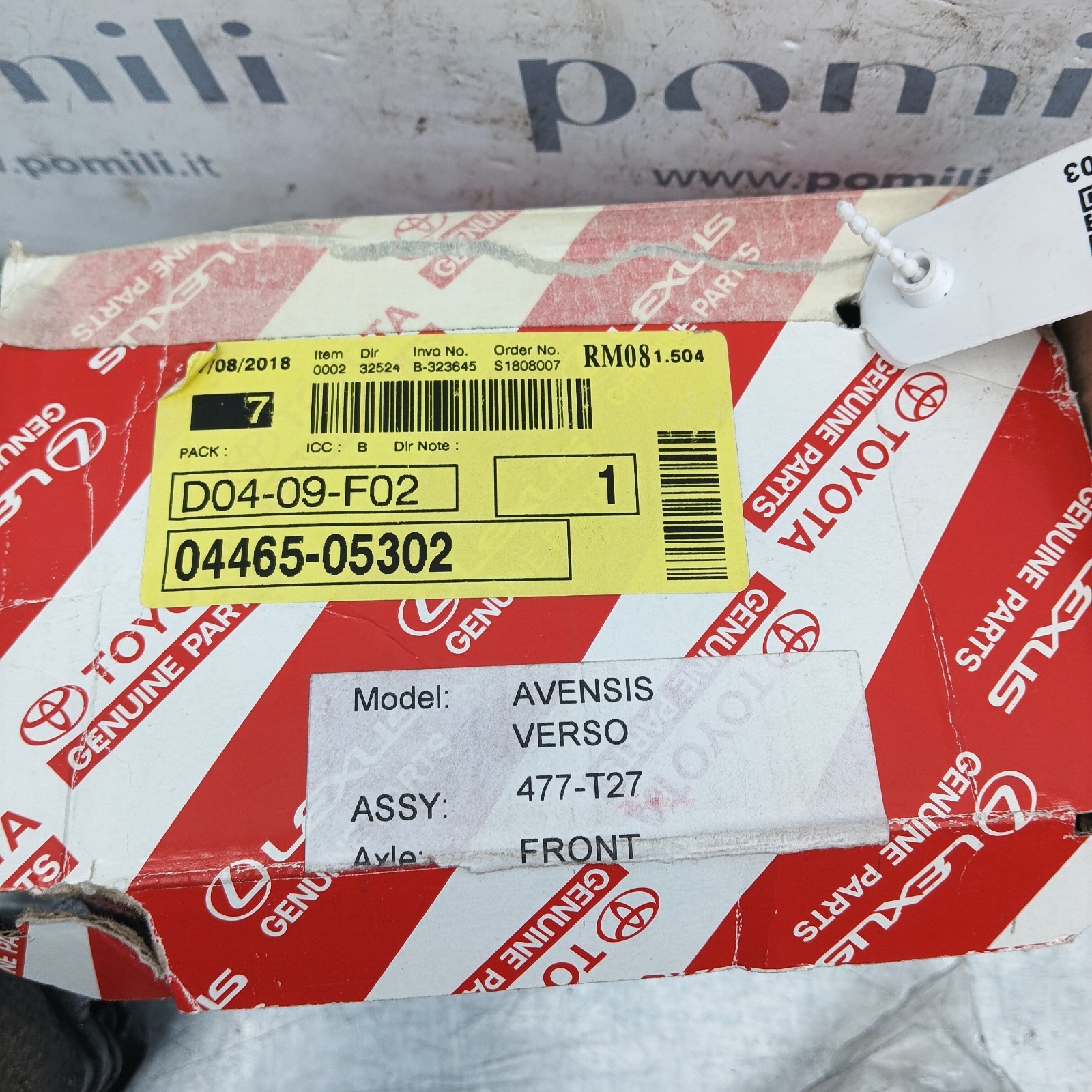 Bosch Toyota Avensis III 04465-05302 pastiglie freno anteriori nuove