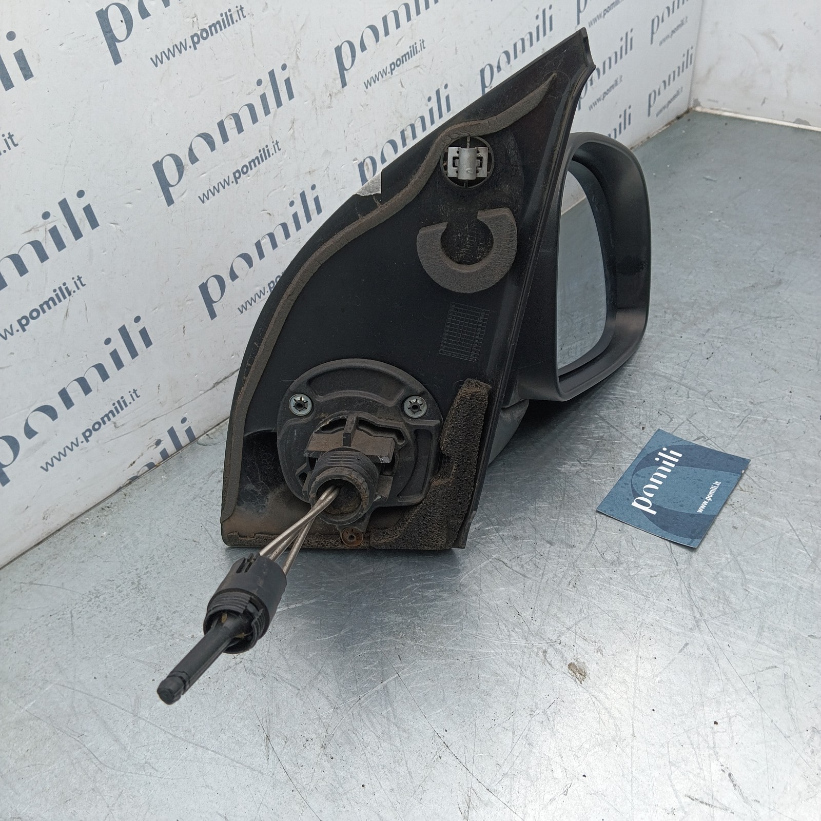 Pomili Cristalli Specchietto retrovisore manuale destro Fiat Panda 169 (2003-2012) 01704811600 usato