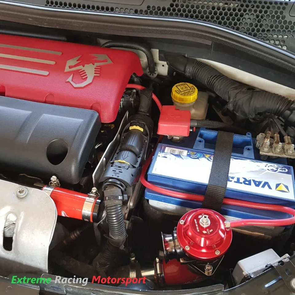 Xtreme Racing ERM RS Red valvola pop off Abarth 500 doppio pistone
