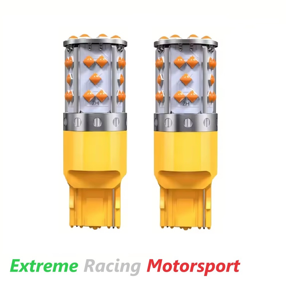 Xtreme Racing Lampadine LED ERM T20 7440 35 CPS LED lampadine frecce arancioni 2 pezzi