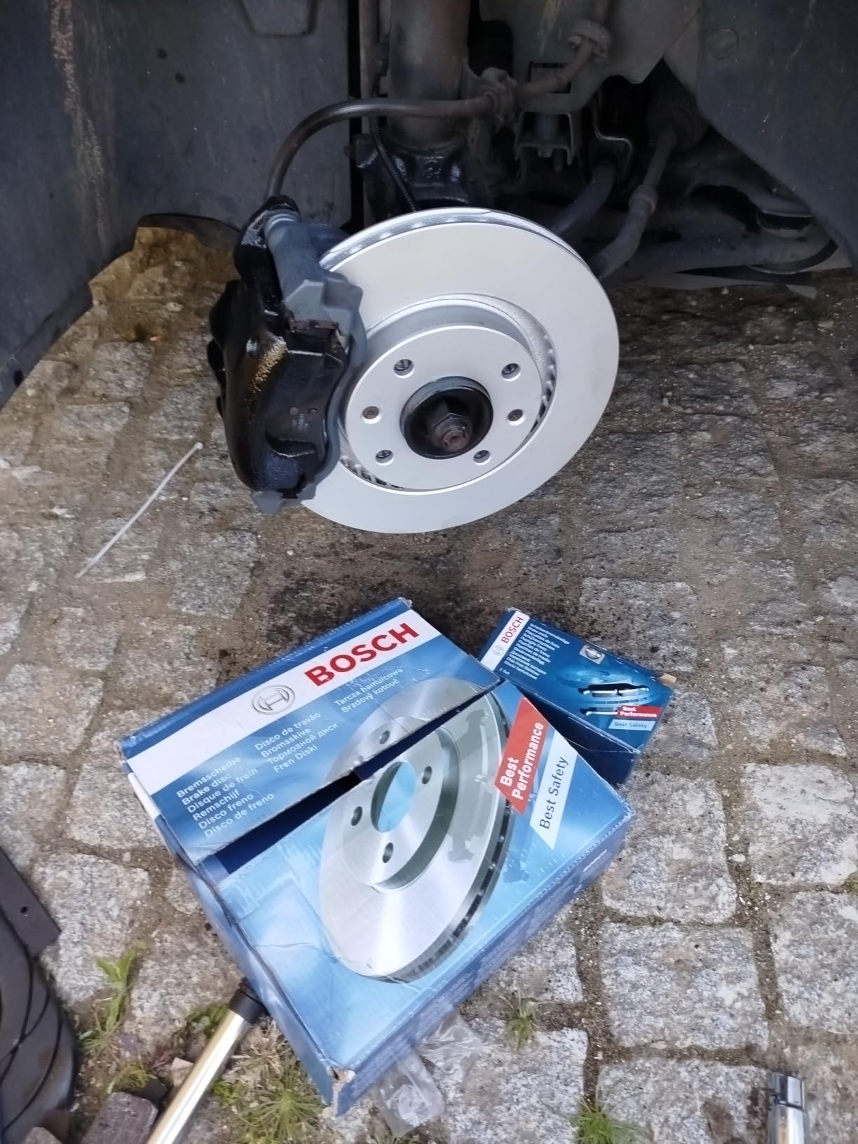 Bosch HCP Sistema frenante BD536 dischi freno 266 mm 2 pezzi ventilati