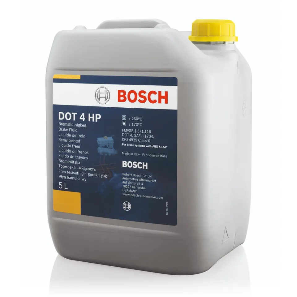 Bosch Sistema frenante DOT 4 HP liquido freni 5 L a bassa viscosità