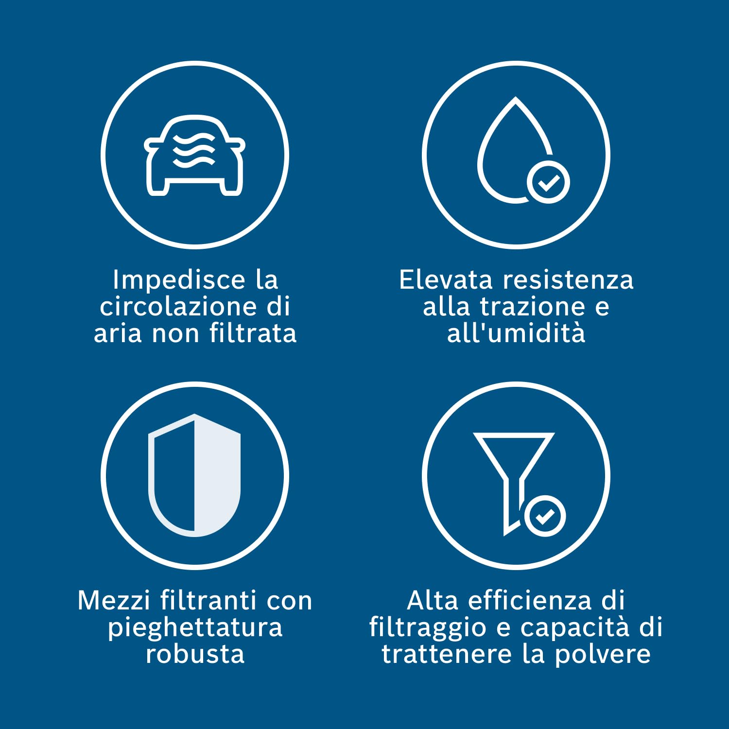 Bosch Filtri F026400376 filtro aria elemento 239×121×63 mm