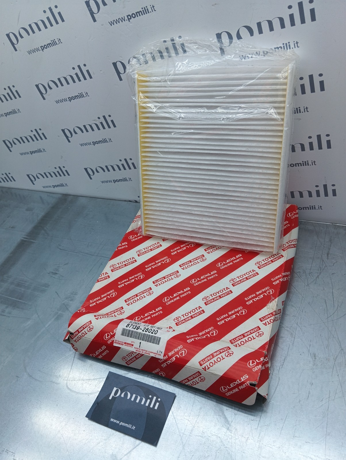 Pomili Climatizzazione Toyota Genuine Parts 87139-28020 filtro abitacolo nuovo
