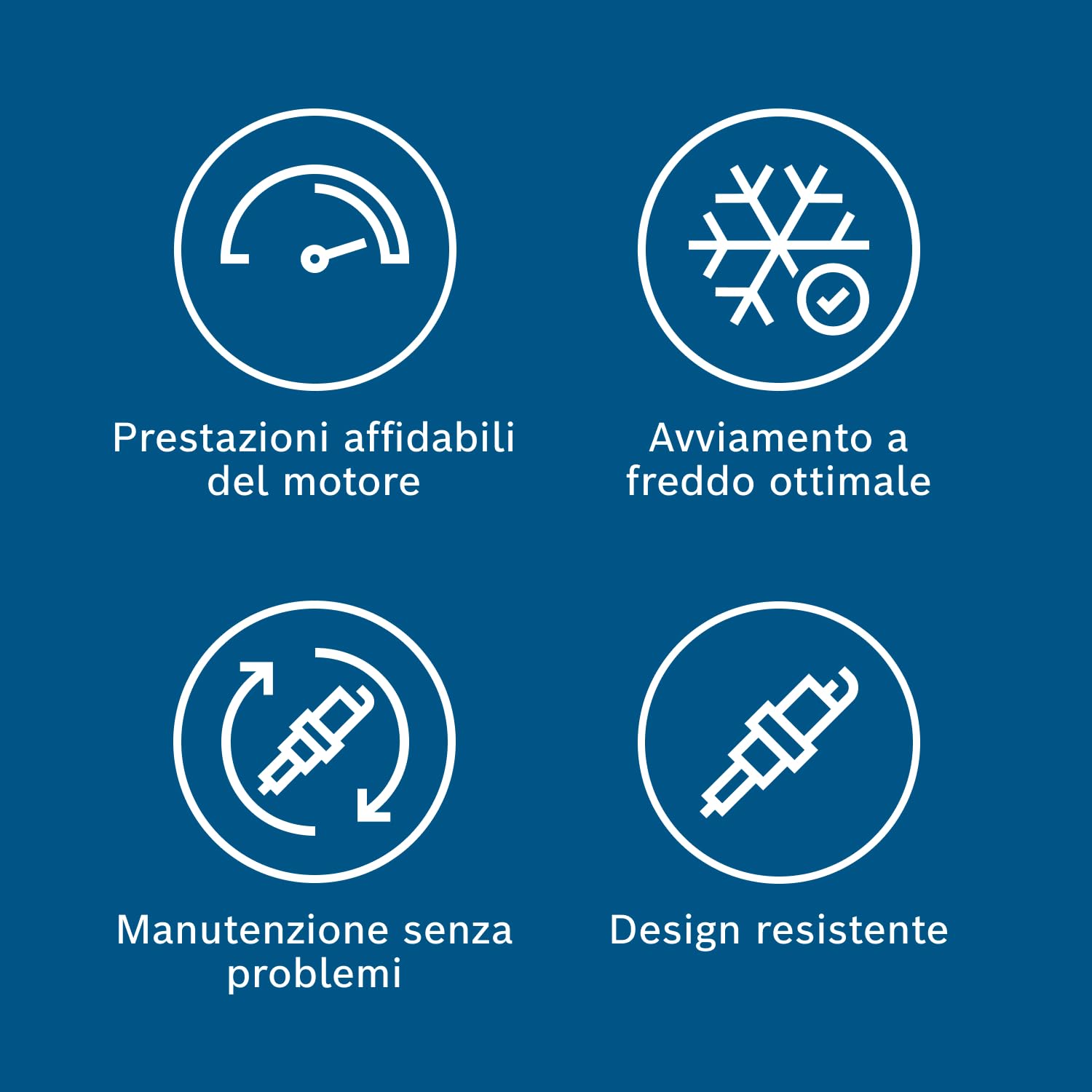 Bosch Candele di accensione FR78X N50 Super 4 4 pezzi
