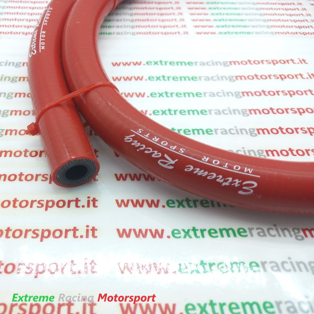Xtreme Racing Impianto Carburante e Regolatori di Pressione Tubo RACING 10 mm rosso 1 m rinforzato