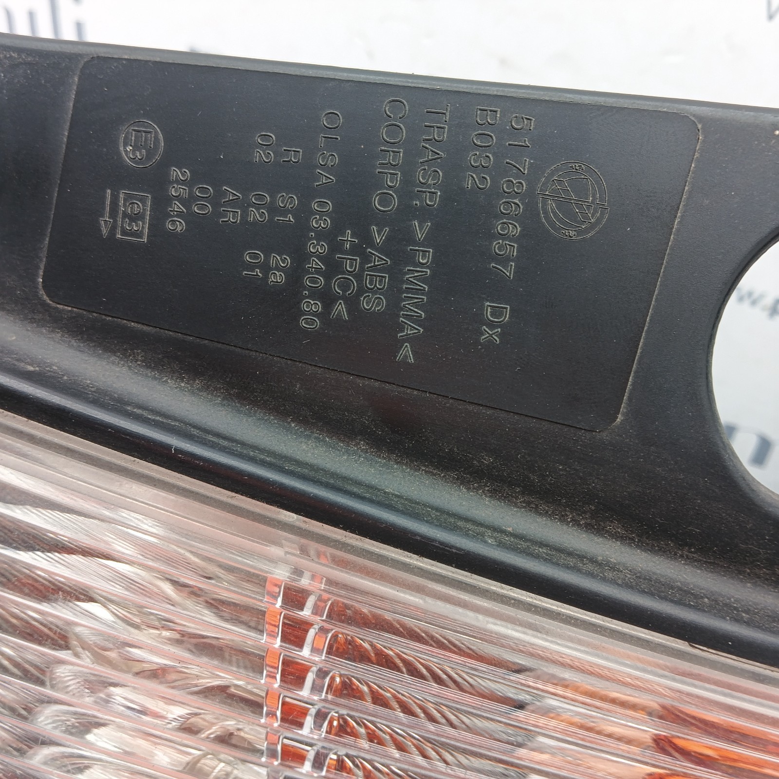 Pomili Fanaleria Fanale destro Lancia Y 51786657 usato