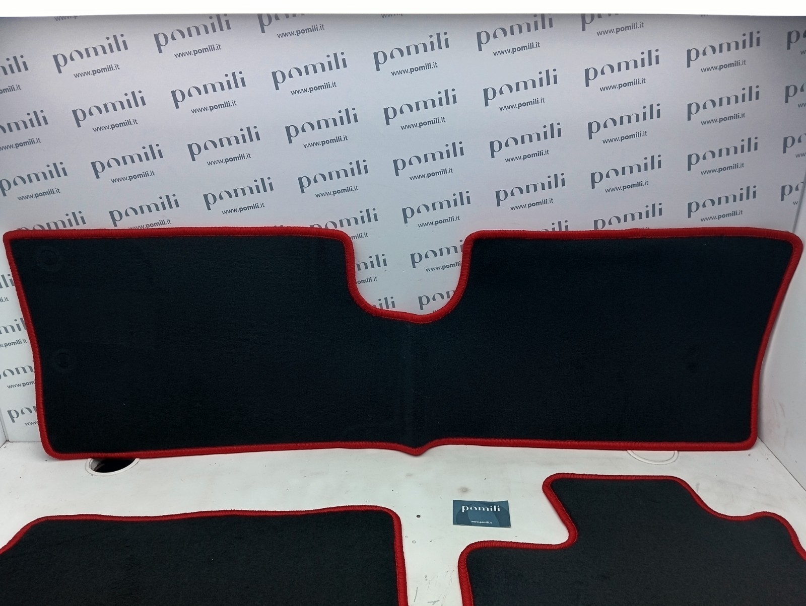 Pomili Rivestimenti interni Kit tappetini Toyota Yaris Rosso/Nero PW210-0D016-DC nuovo