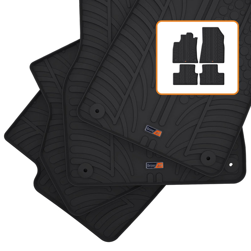 Travall Car Mats Renault Clio tappetini auto in gomma 2019-2025