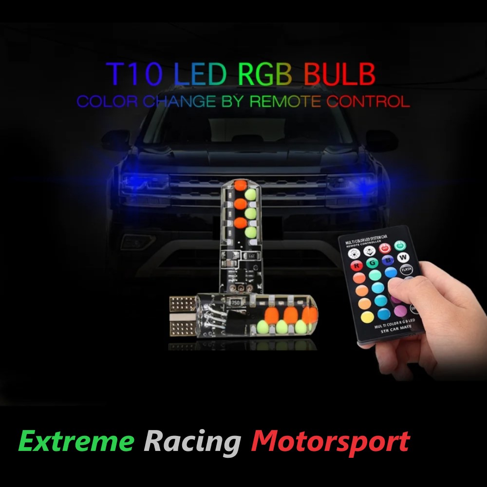 Xtreme Racing ERM T10 MULTICOLOR lampadine LED W5W 12 V raduni