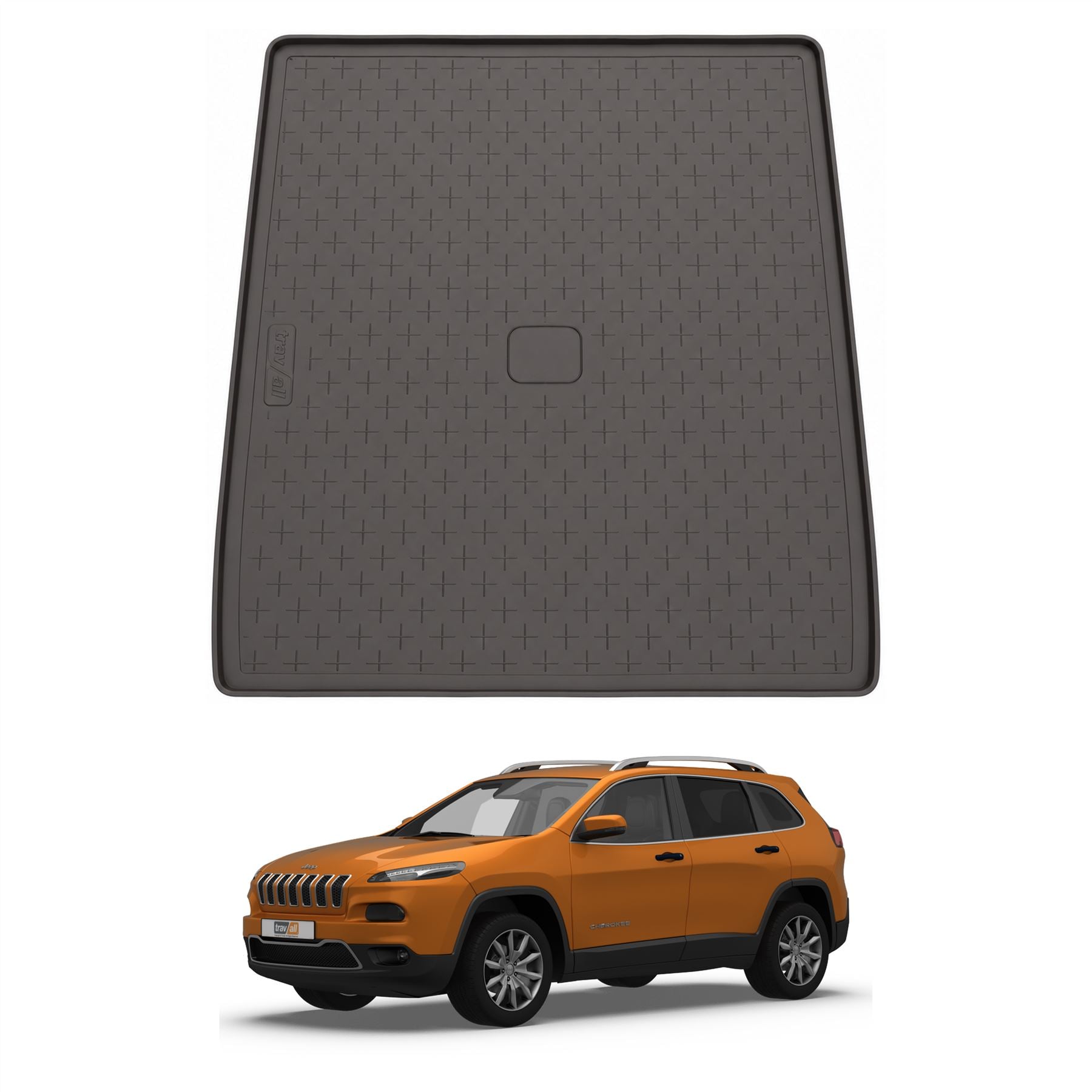 Travall Trunk Liners Jeep Cherokee vasca baule in gomma 2014-2023