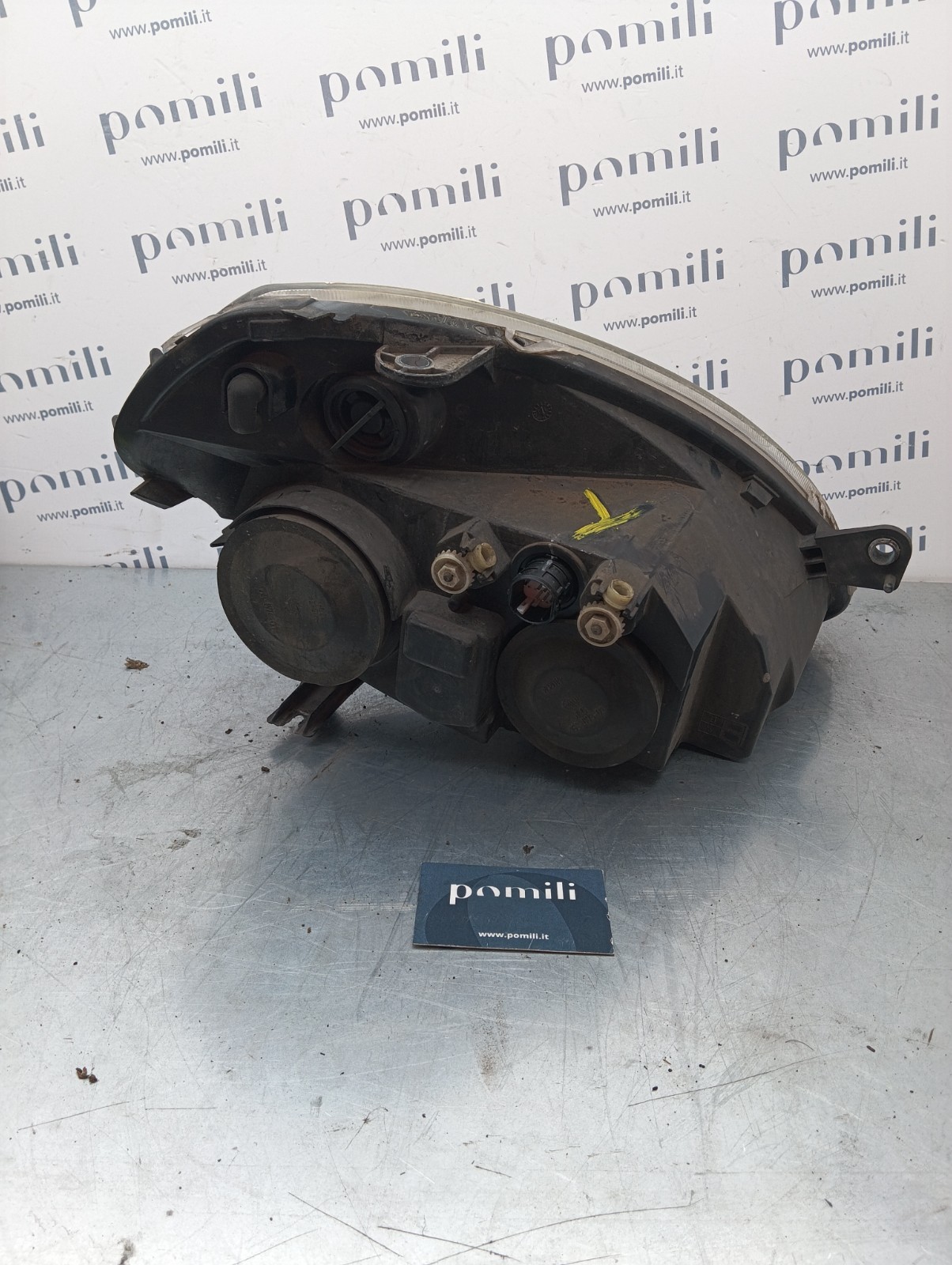 Pomili Fanaleria Lancia Y (1996-03) 153873-01 faro sinistro usato