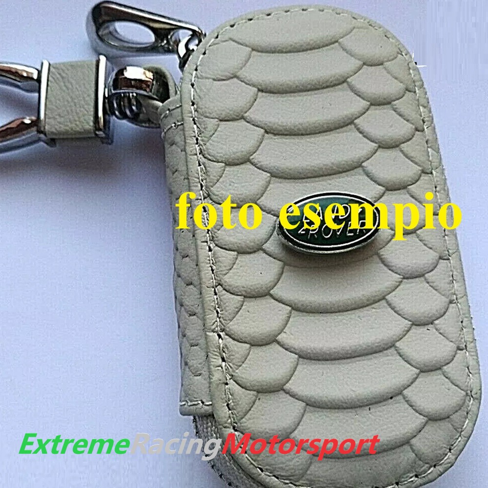 Xtreme Racing Decorazioni Auto e Adesivi Piton portachiavi PU panna con cerniera