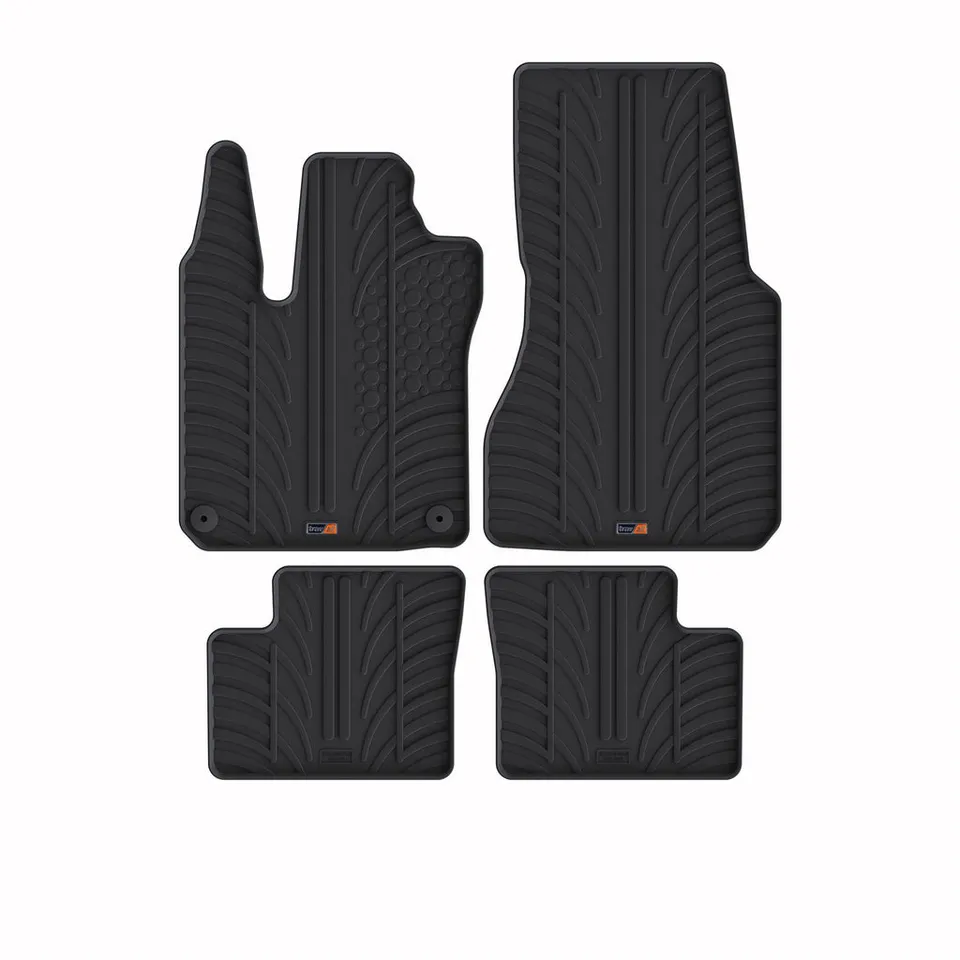 Travall Car Mats Smart ForFour (2014-2021) tappetini gomma sagomati