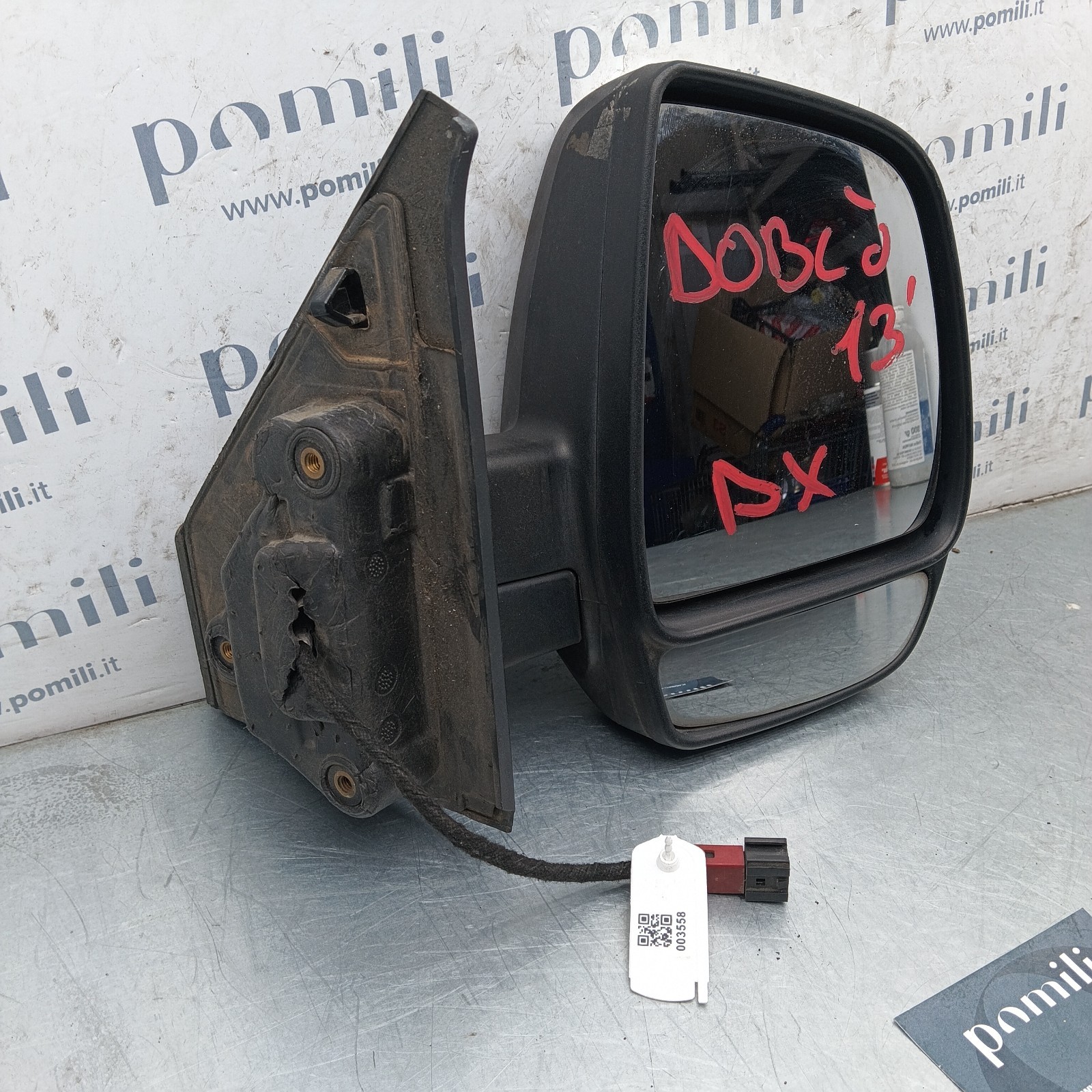 Pomili Cristalli Fiat Doblò II specchietto retrovisore destro 026286 usato