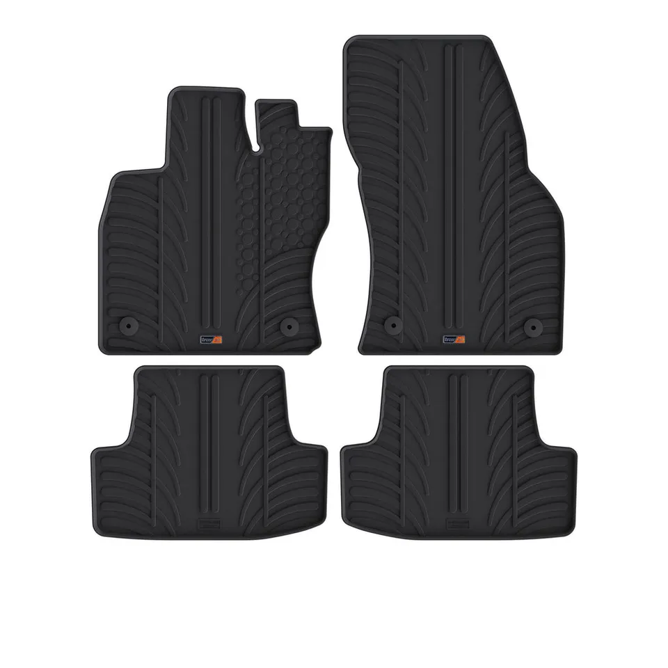 Travall Car Mats VW T-Roc Rubber tappetini 2017-2025 in gomma