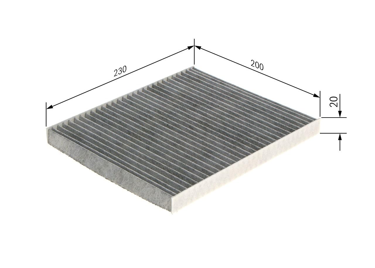 Bosch HCP Filtri 1987435558 filtro abitacolo a carboni attivi 1 pezzo