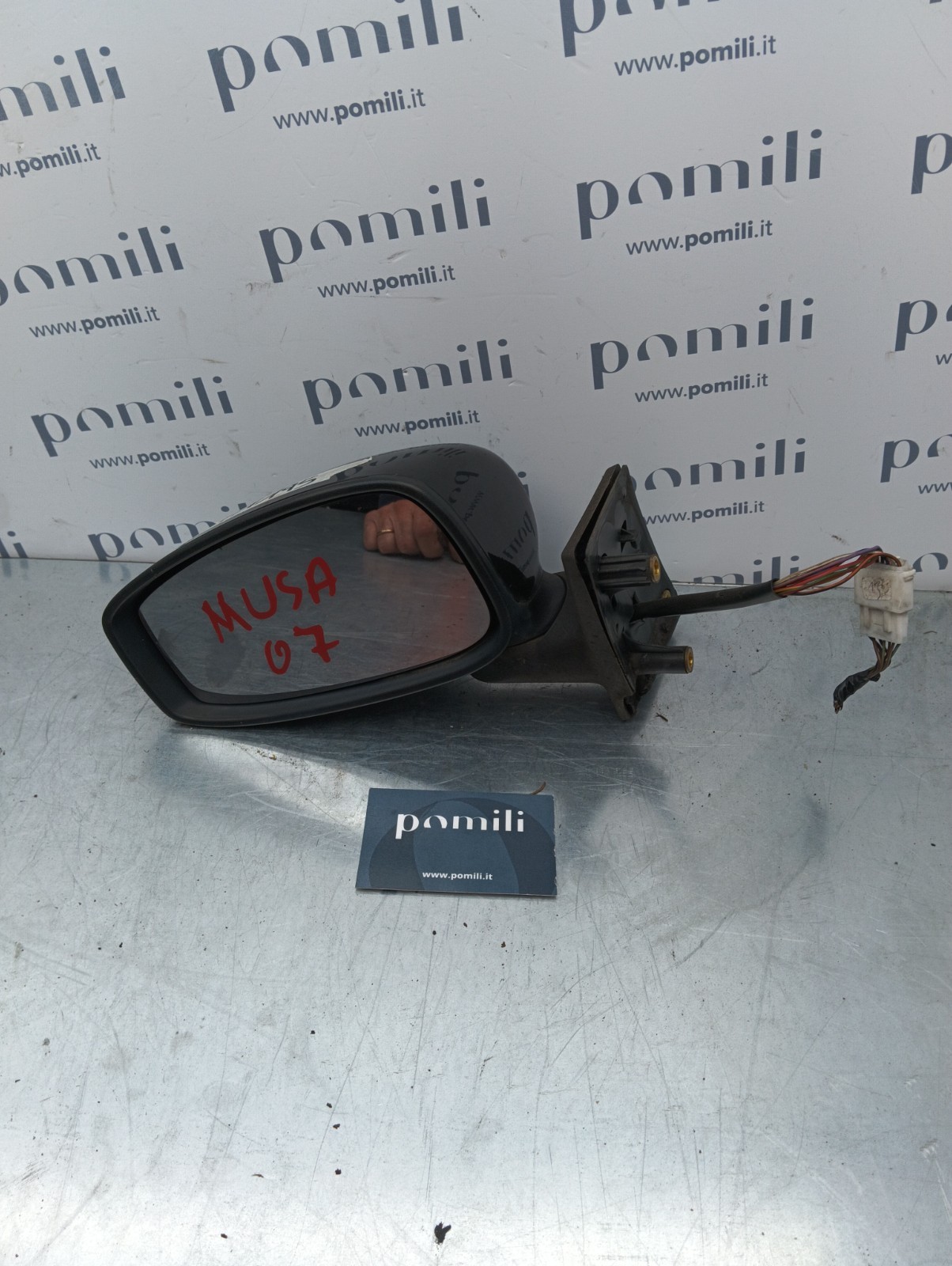 Pomili Cristalli LANCIA MUSA 2007 SPECCHIETTO SINISTRO 5 PIN 158459 Usato