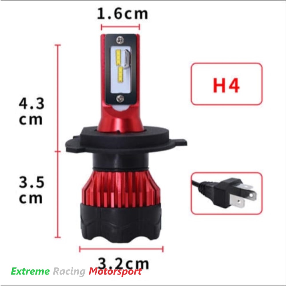 Xtreme Racing Lampadine LED ERM K5 lampadine auto 6500K 16000 lumen