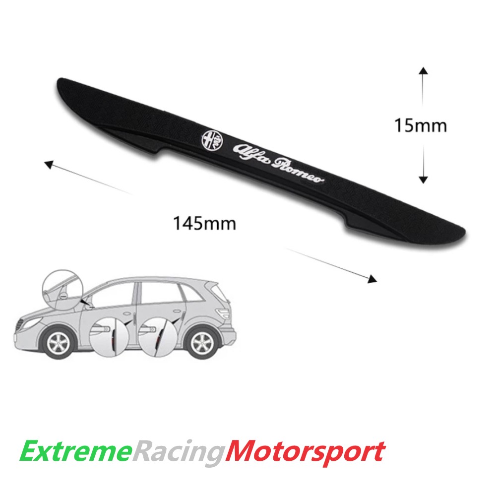 Xtreme Racing Decorazioni Auto e Adesivi Kit Protezione Sportelli Alfa Romeo antiurto gomma 4 pezzi