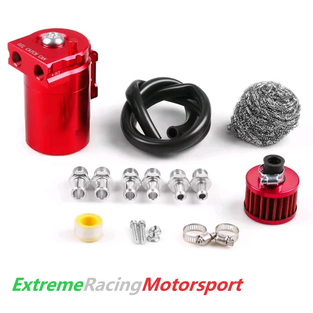 Xtreme Racing Filtri Olio e Carburante Serbatoio Recupero Vapori Olio RVO Red 1 kit