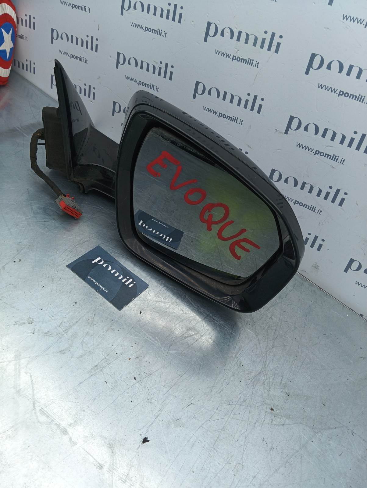 Pomili Cristalli Range Rover Evoque L538 specchio retrovisore destro usato OEM 20165002