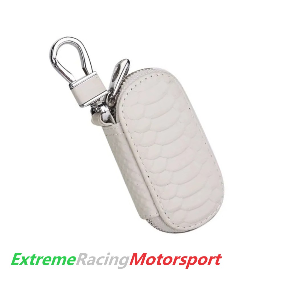 Xtreme Racing Decorazioni Auto e Adesivi Piton portachiavi PU panna con cerniera