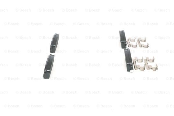Bosch HCP Sistema frenante BP1357 pastiglie freno posteriori rame