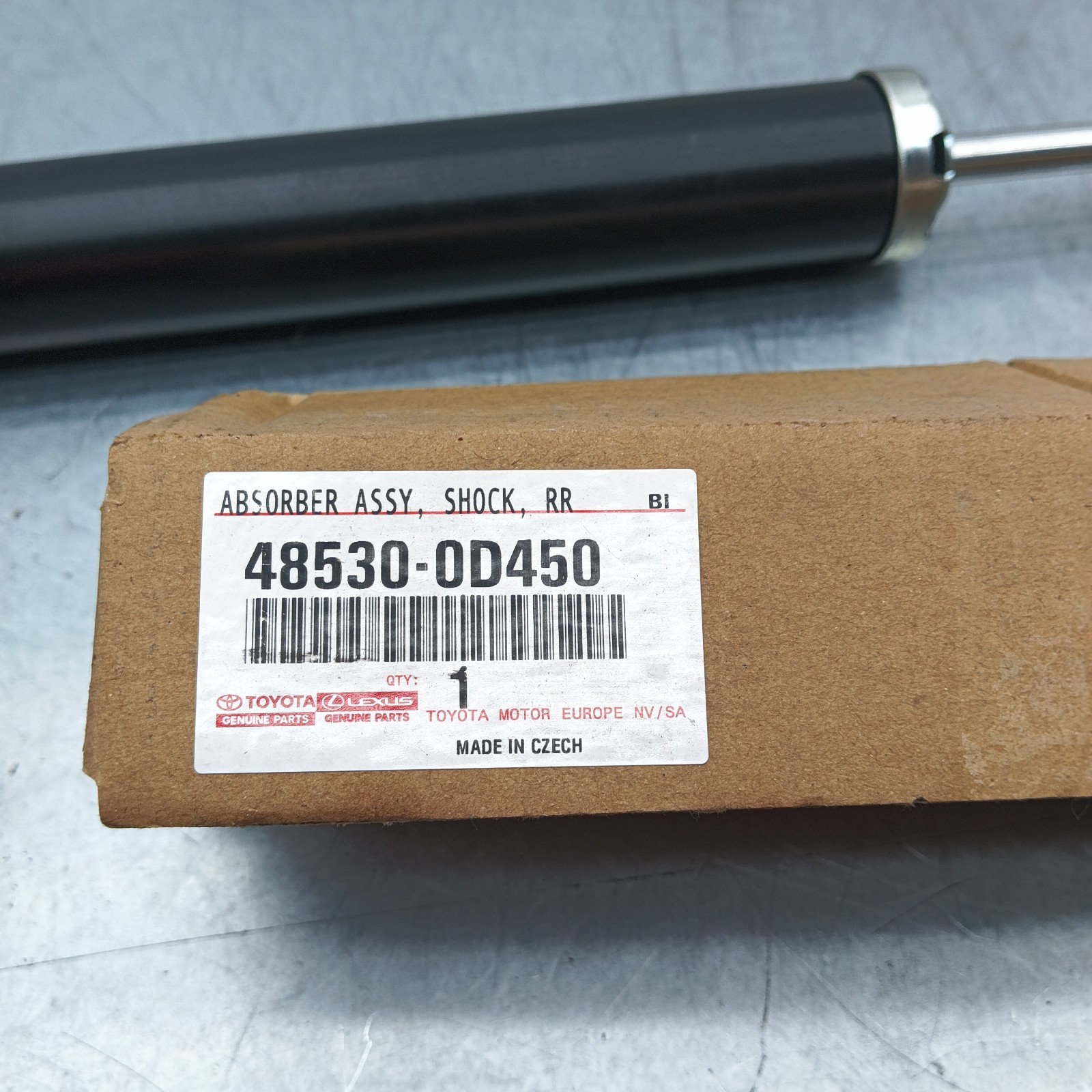 Pomili Sterzo e ammortizzatori Ammortizzatore posteriore Toyota Yaris III nuovo OEM 48530-0D450