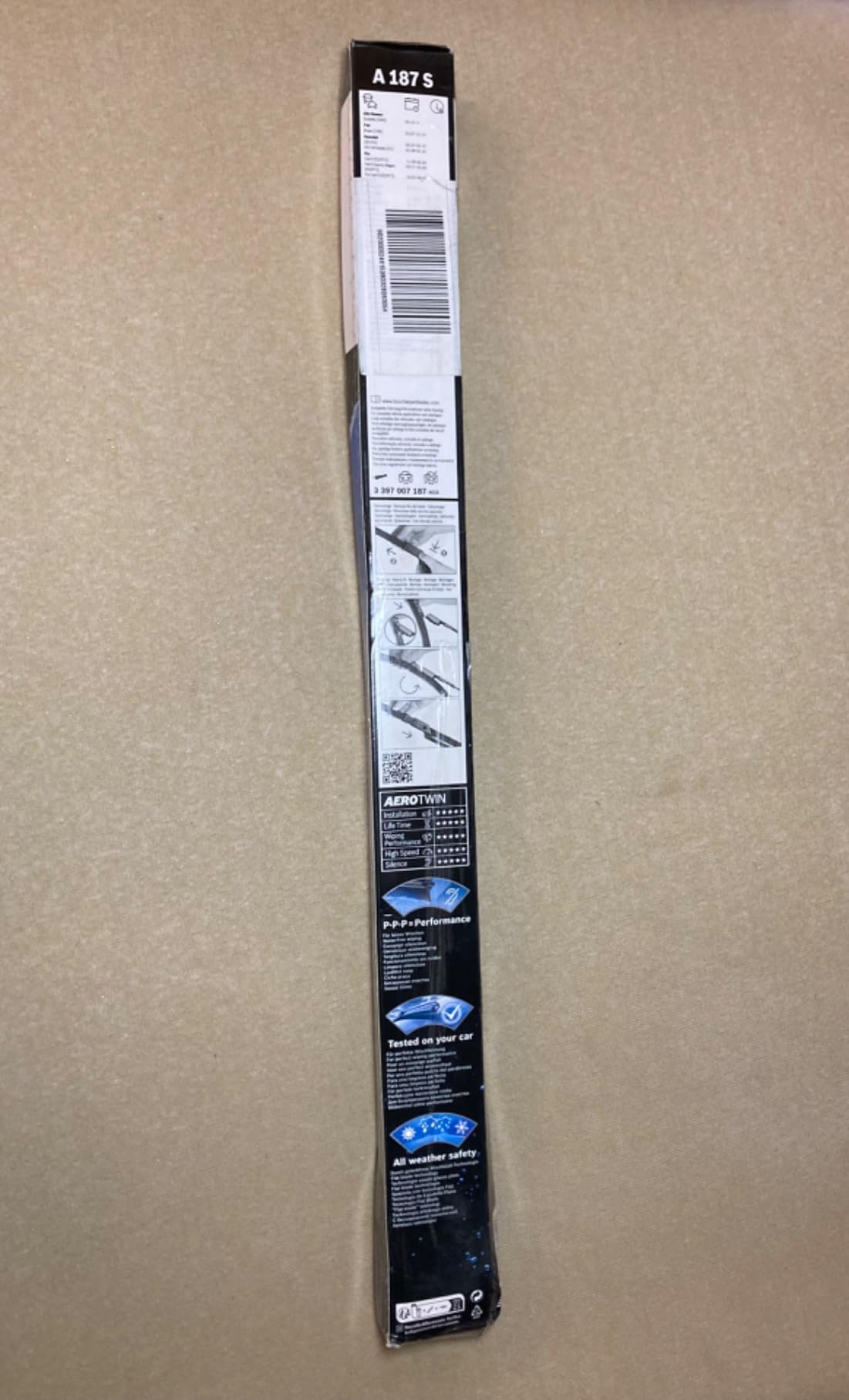 Bosch Spazzole tergicristallo A187S tergicristalli 600/450 mm