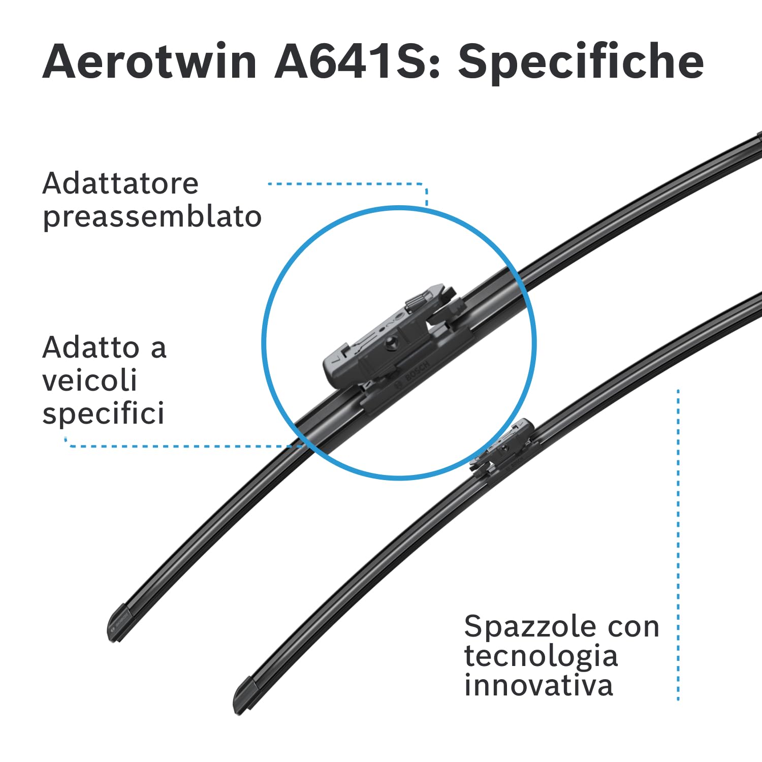 Bosch HCP Spazzole tergicristallo 3397007644 Aerotwin anteriori 725/625 mm