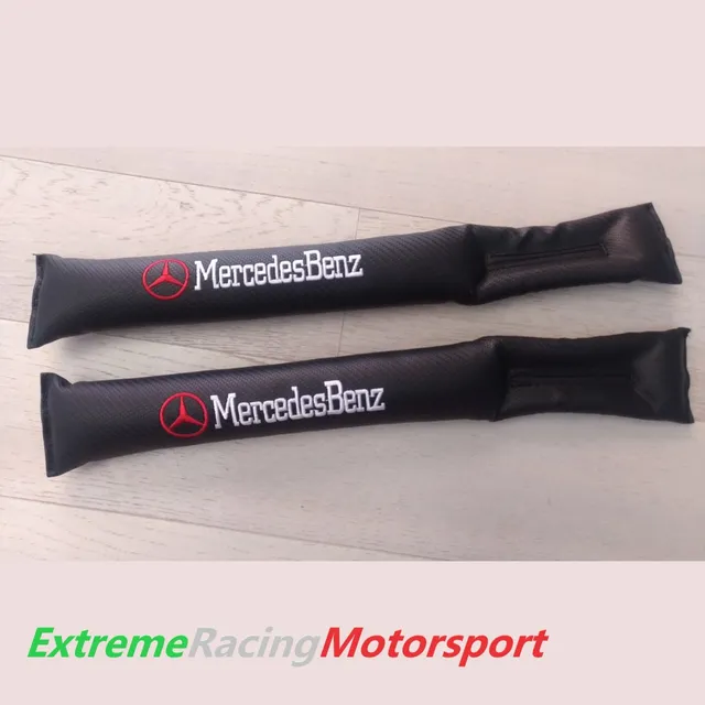 Xtreme Racing Decorazioni Auto e Adesivi imbottiture laterali sedili Mercedes coppia carbon look 44 × 5,5 cm