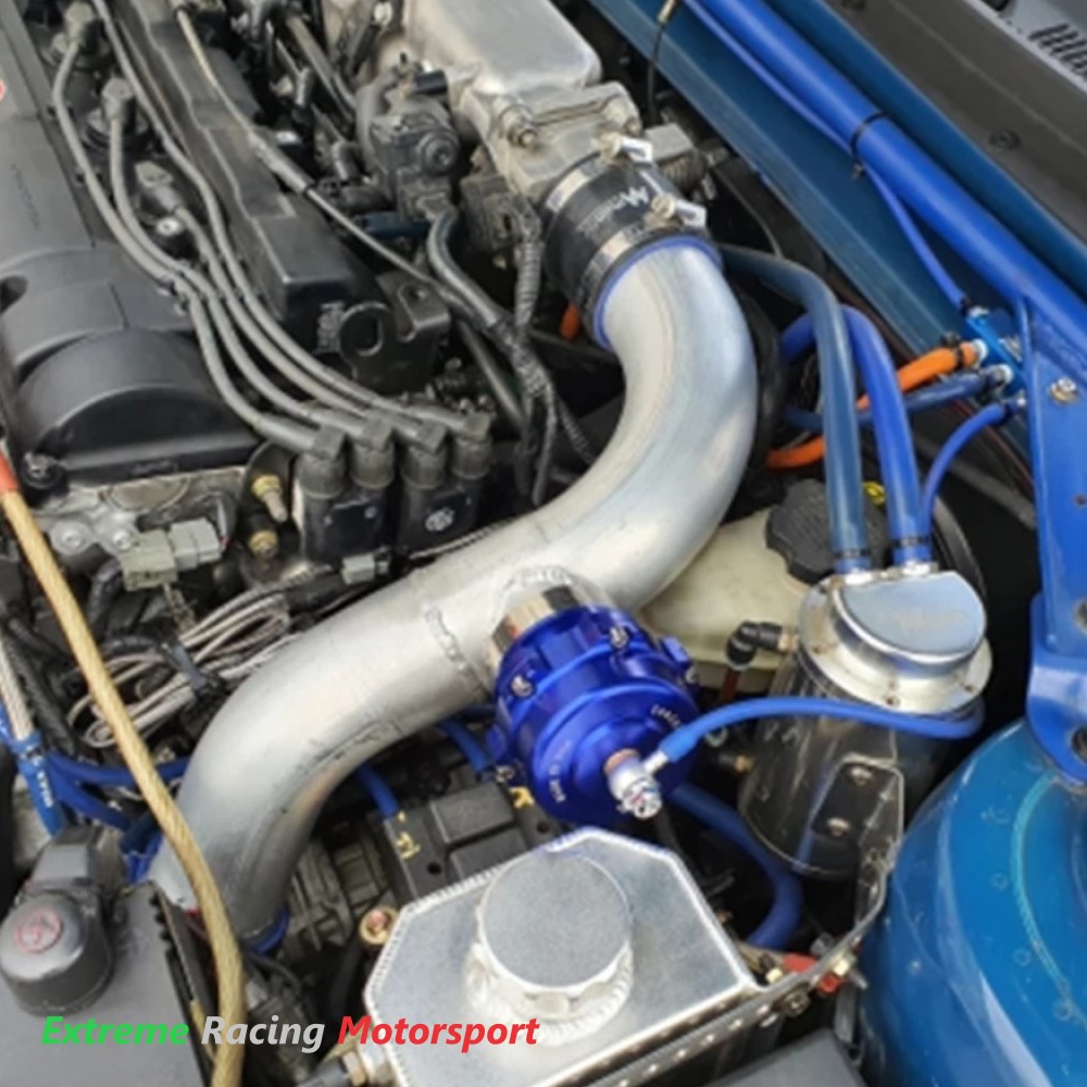 Xtreme Racing Impianto Carburante e Regolatori di Pressione Valvola Pop Off ERM TL BLU 50 mm