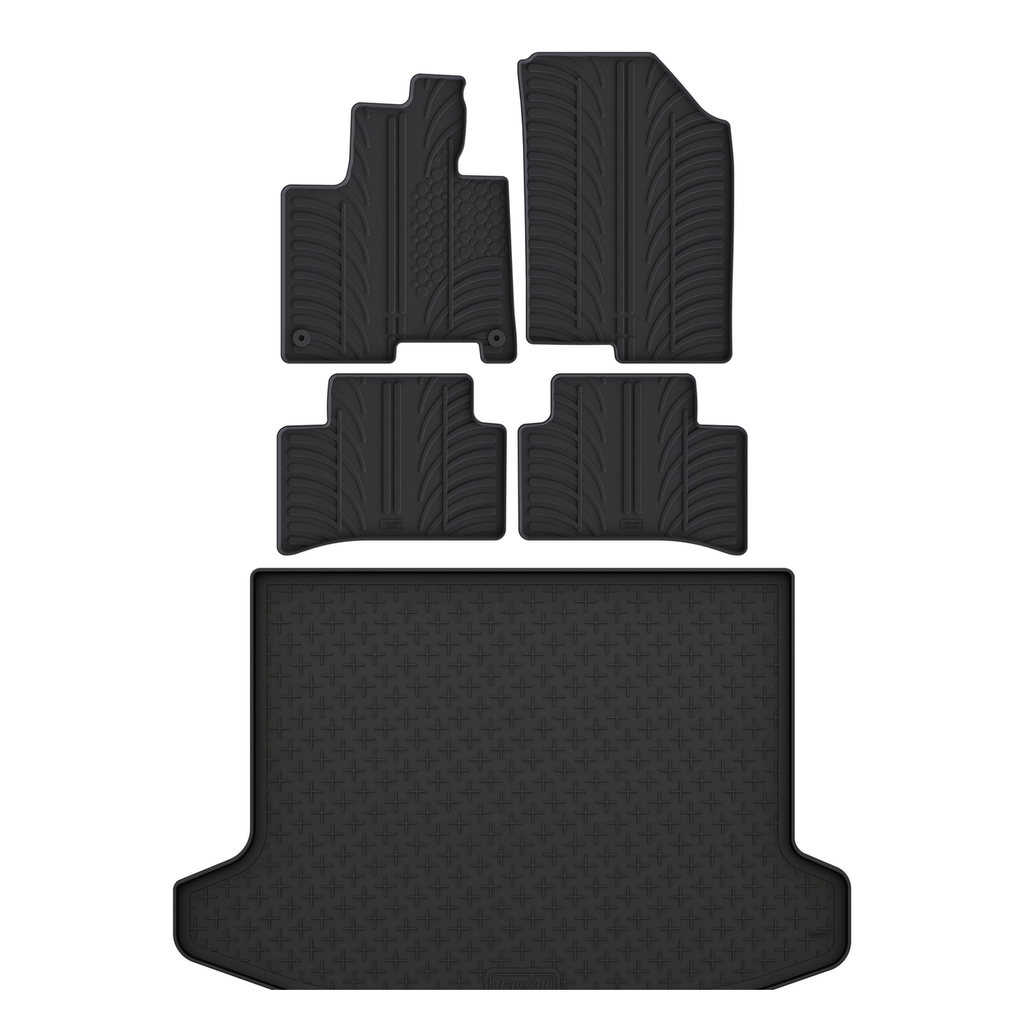 Travall Bundles Kia Sportage Rubber Boot Liner and Rubber Car Mats Bundle 2022-