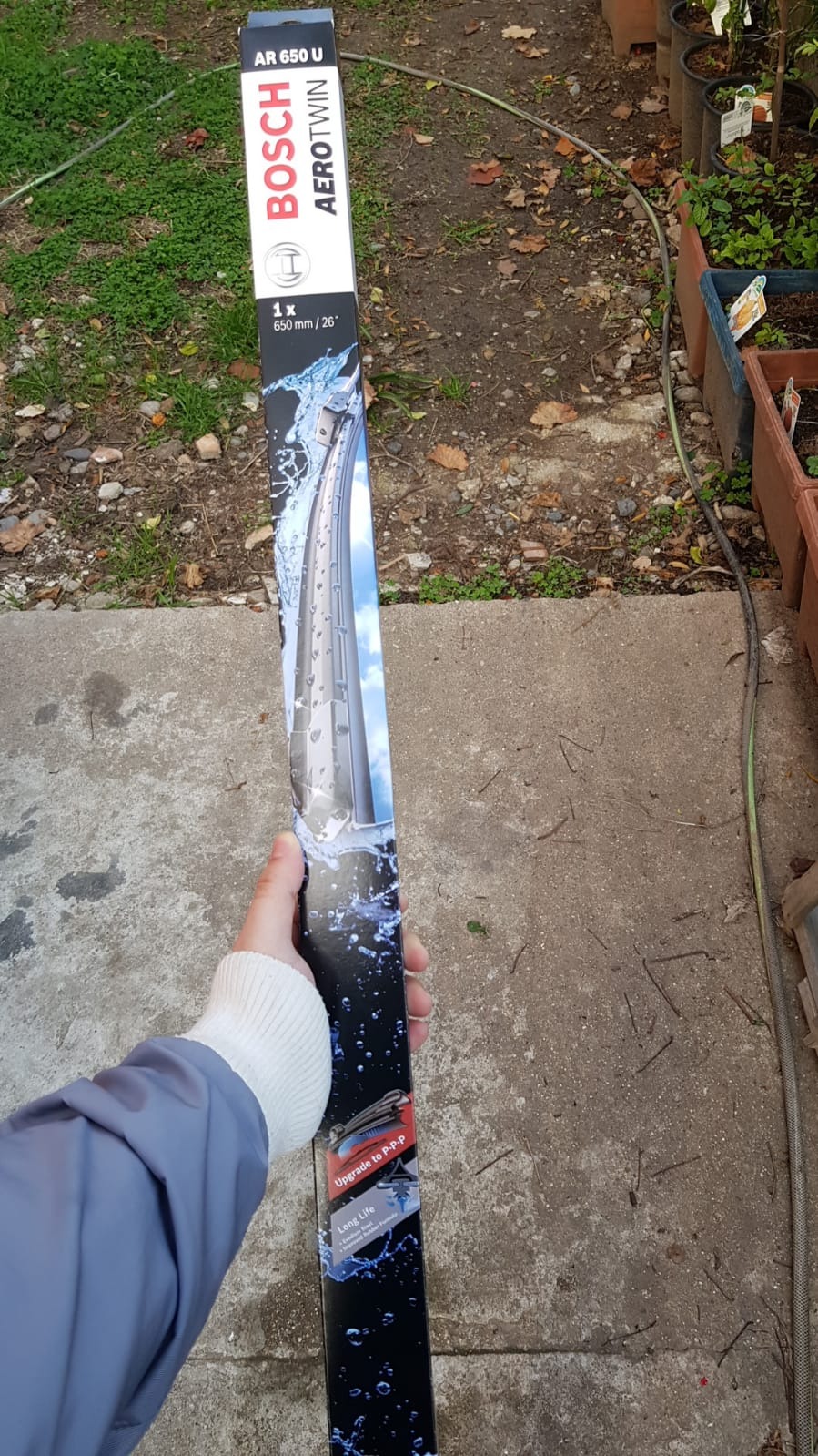Bosch Spazzole tergicristallo AeroTwin Retro AR650U 1 pezzo 650 mm piatta