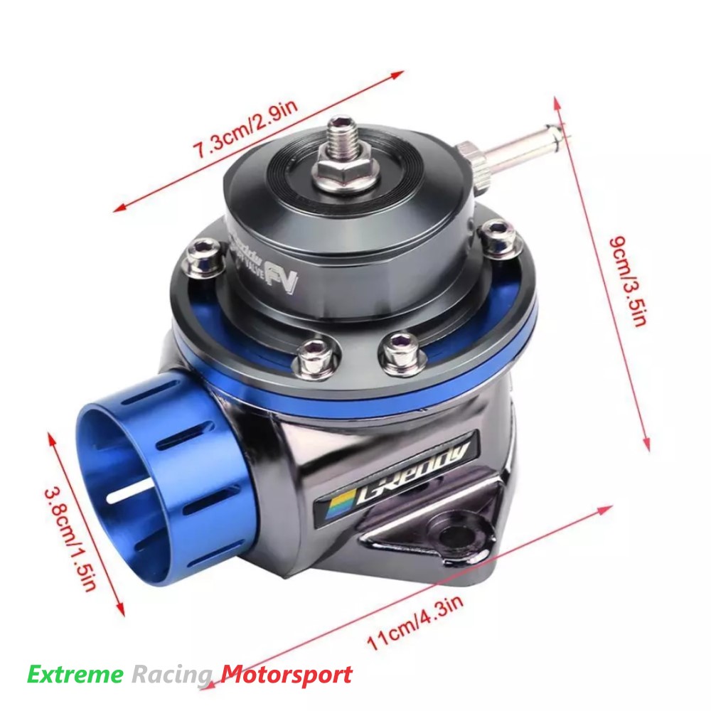 Xtreme Racing Impianto Carburante Valvola Pop Off ERM FV rossa e titanio kit
