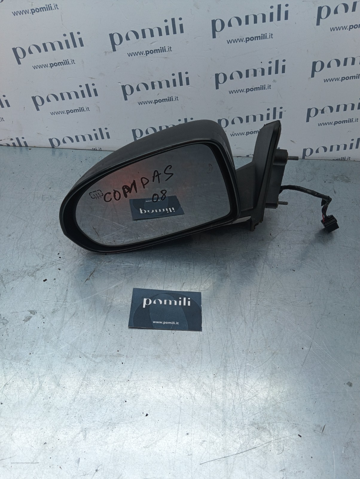 Pomili Cristalli Specchio retrovisore sinistro Jeep Compass 5 PIN usato