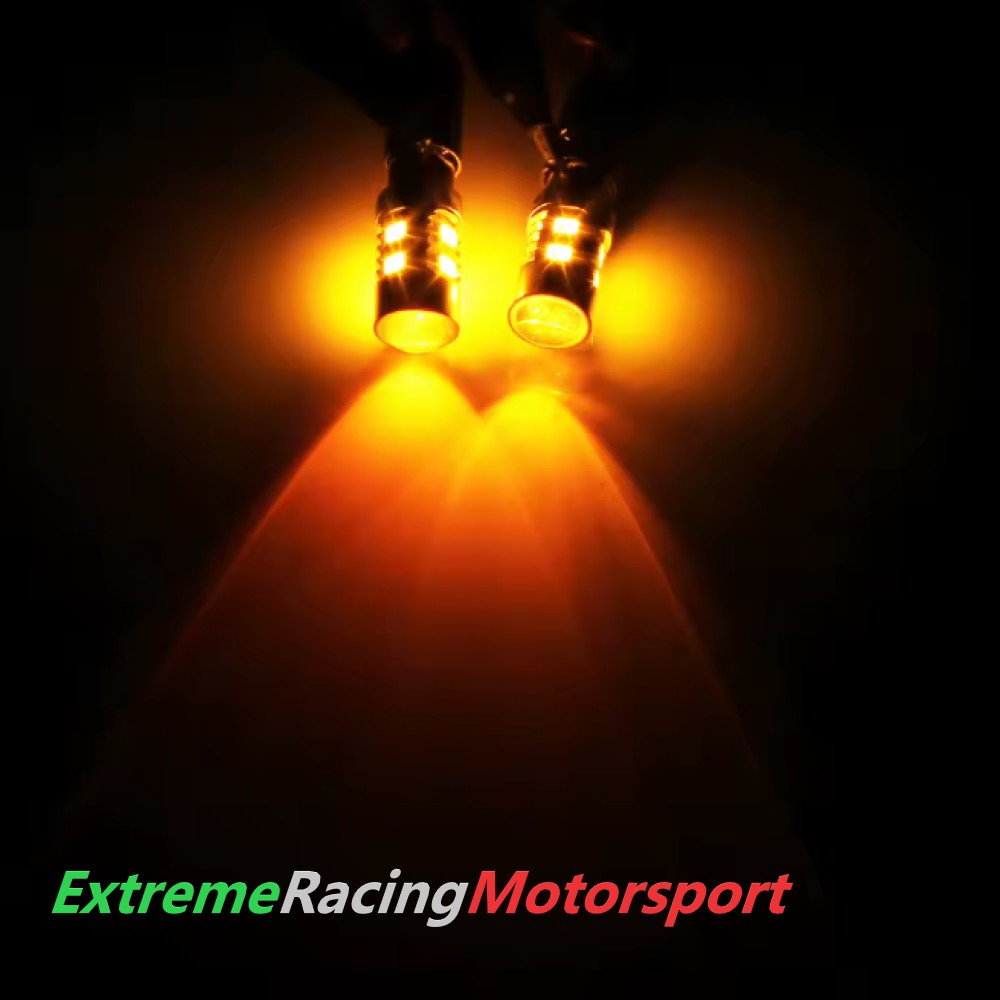 Xtreme Racing Lampadine LED ERM HY21W BAW9S lampadine frecce arancioni 12 V coppia