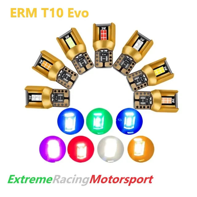 Xtreme Racing Lampadine LED ERM T10 Evo 2 BLU ICE lampadine blu 2 pezzi