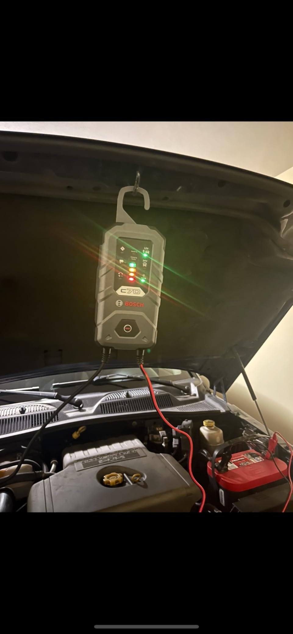 Bosch HCP Caricabatterie e avviatori C70 10 A 12/24 V per batterie AGM