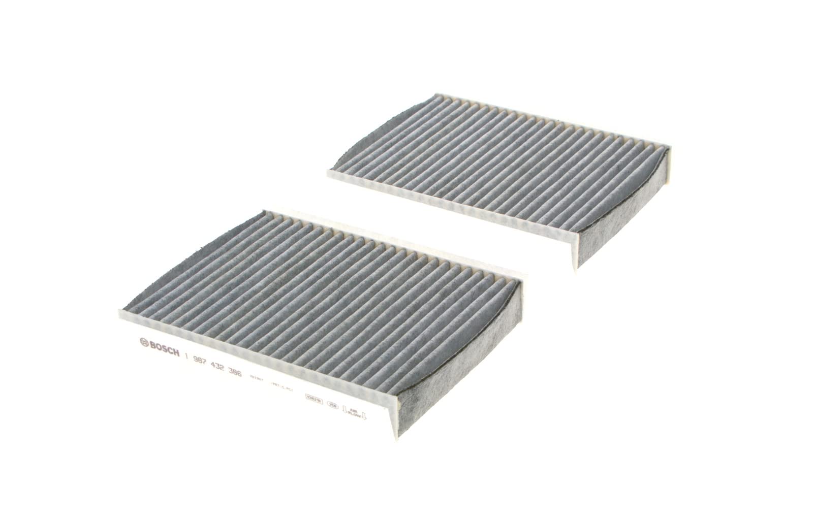 Bosch Filtri 1987432386 filtro abitacolo carboni attivi 2 pezzi