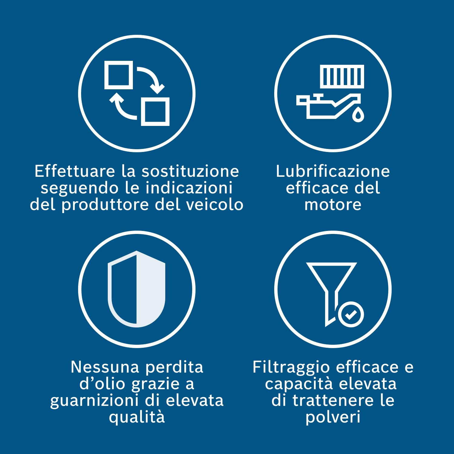 Bosch Filtri P9238 filtro olio motore resistente alla corrosione