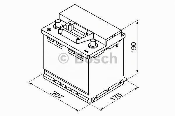 Bosch HCP Batterie S3 003 batteria auto 12 V 45 Ah 400 A/EN
