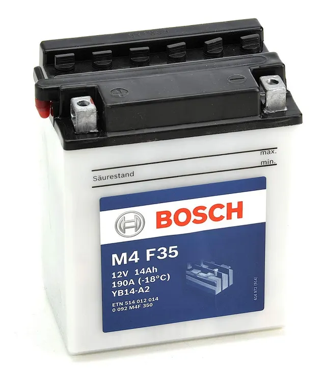 Bosch HCP Batterie 514012014 batteria moto 14 Ah dimensioni compatte