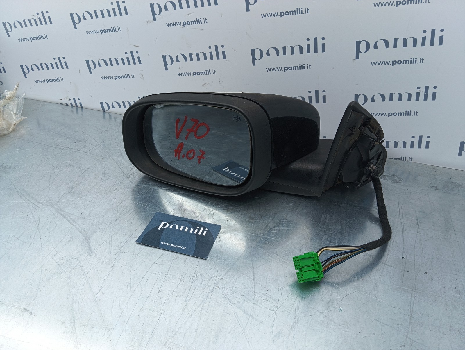 Pomili Cristalli Specchietto retrovisore sinistro Volvo V70 30634098 usato
