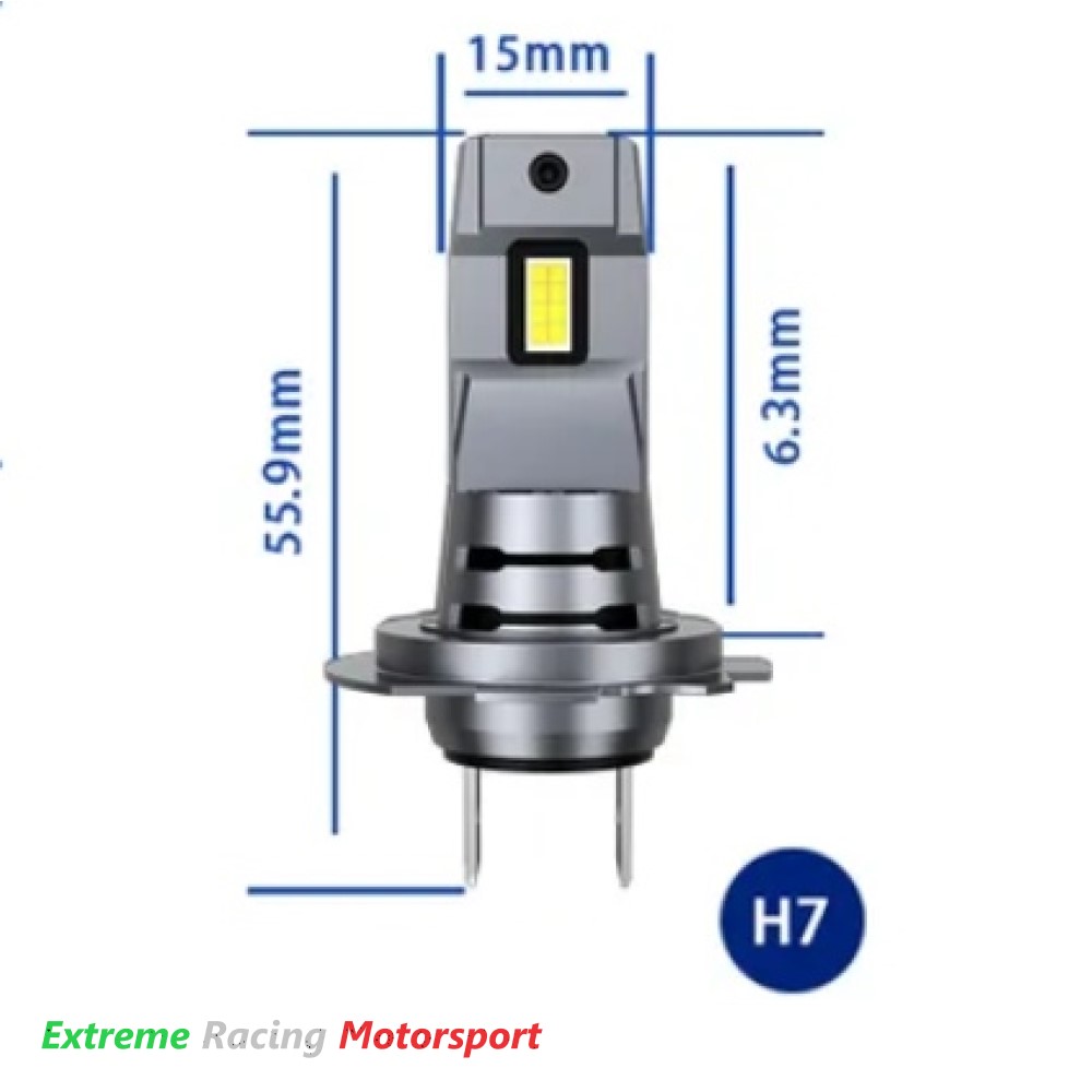 Xtreme Racing Lampadine LED ERM L4 CPS H4/H7 coppia 6500K