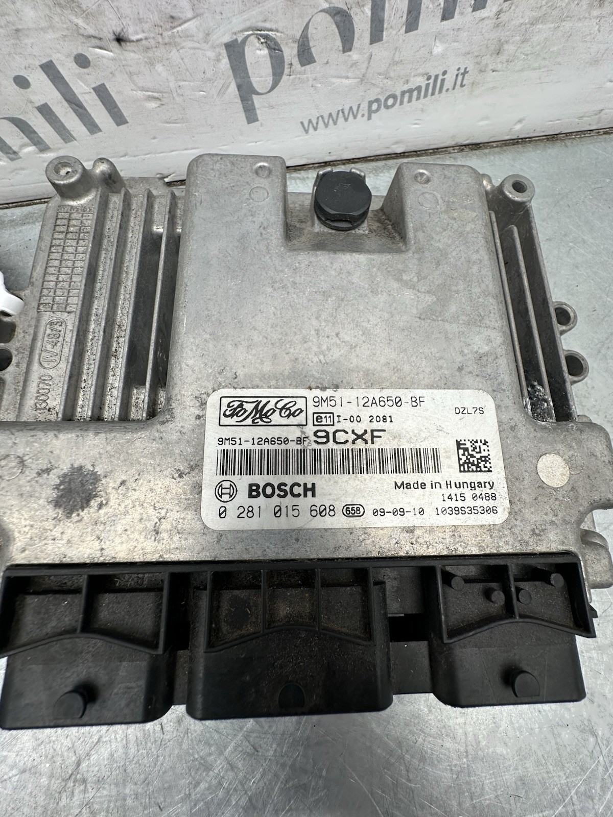 Pomili Motorini avviamento, alternatori, ECU e cavi Centralina Motore Ford Focus 1.6 TDCi 9M51-12A650-BF Bosch 0281015608 Usato